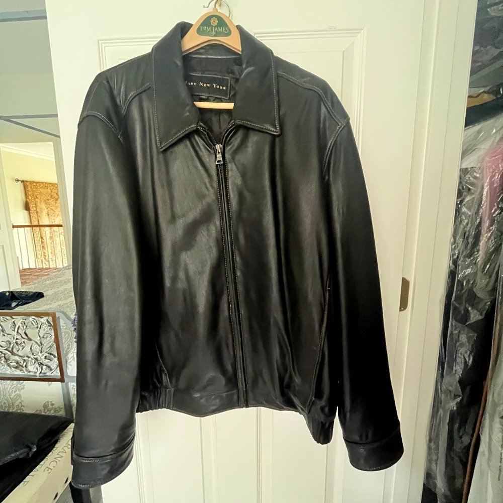 Andrew Marc Leather Bomber